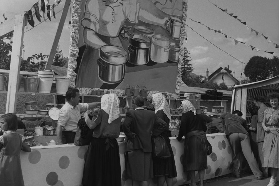 V OBRAZOCH: Unikátne zábery z Radvanského jarmoku z roku 1956