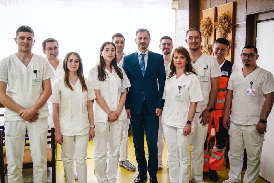 Heger navštívil ukrajinských lekárov a sestričky v Bardejove