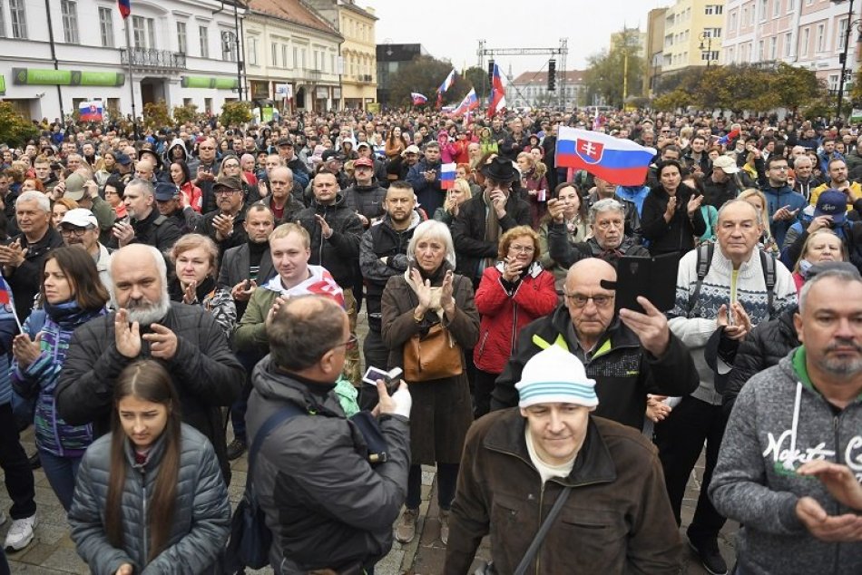 Protest proti chudobe v Košiciach