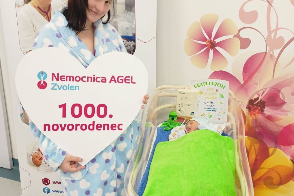 V OBRAZOCH: Zvolenská pôrodnica privítala tisíce bábätko v tomto roku