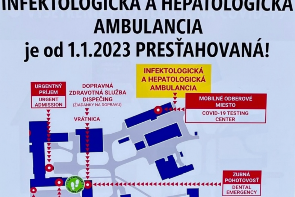 Objektívom: Ambulancie v popradskej nemocnici presťahovali