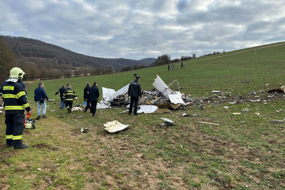 Havária lietadla pri obci Trenčianske Stankovce