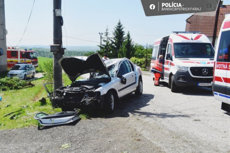 V OBRAZOCH: Tragická dopravná nehoda v okrese Rimavská Sobota
