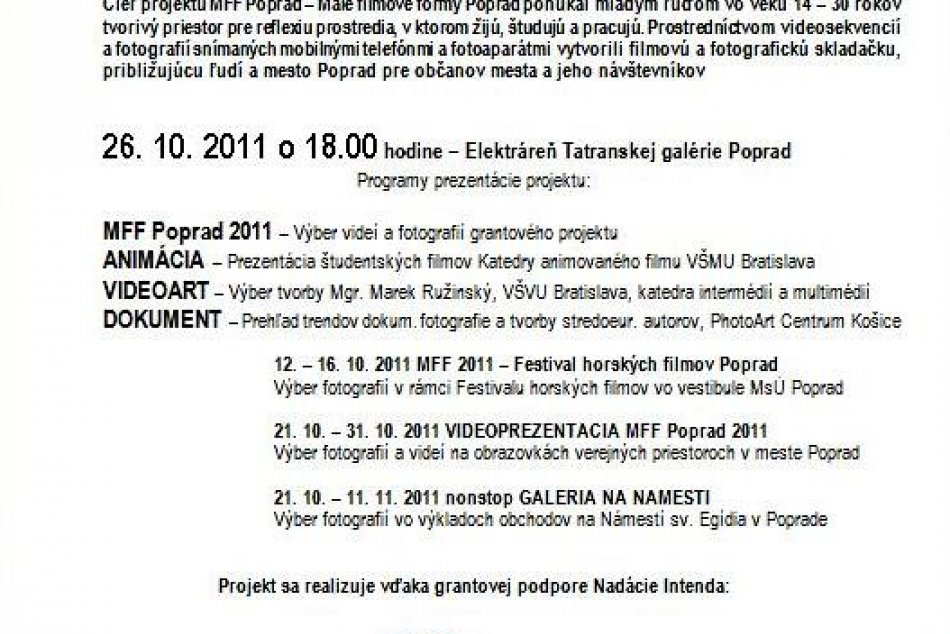 MFFPoprad