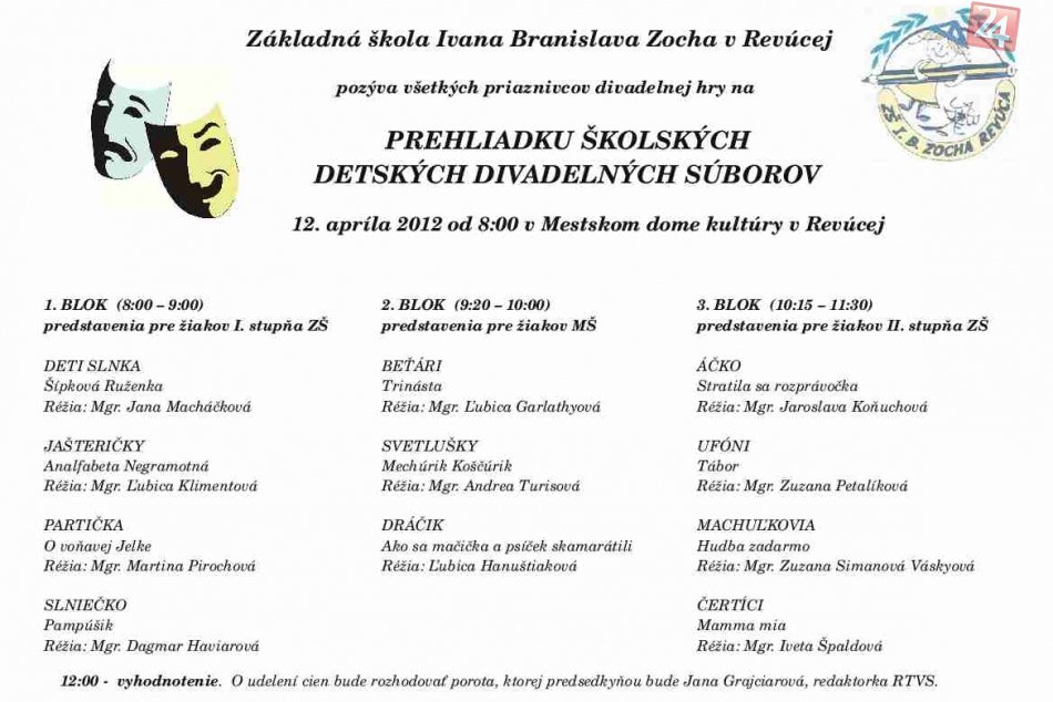 divadlo Zocha prehliadka