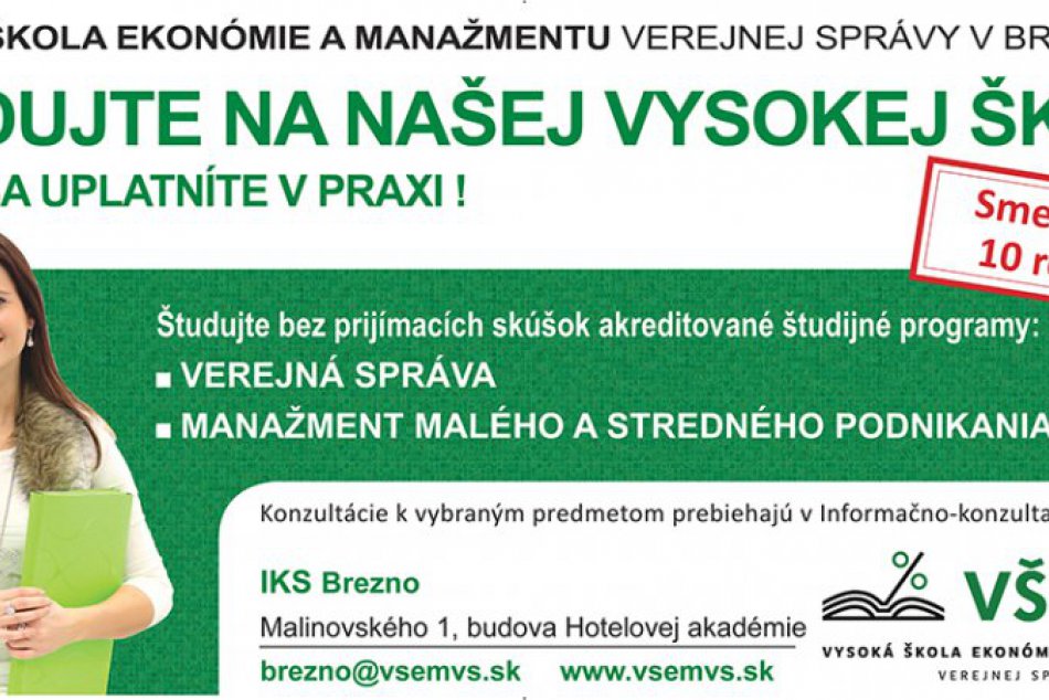 Na IKS Brezno z vás vychovajú manažérov
