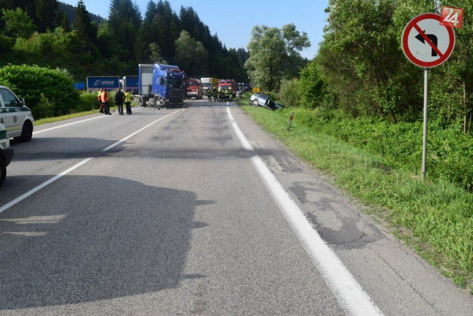 Vážna dopravná nehoda na Kysuciach