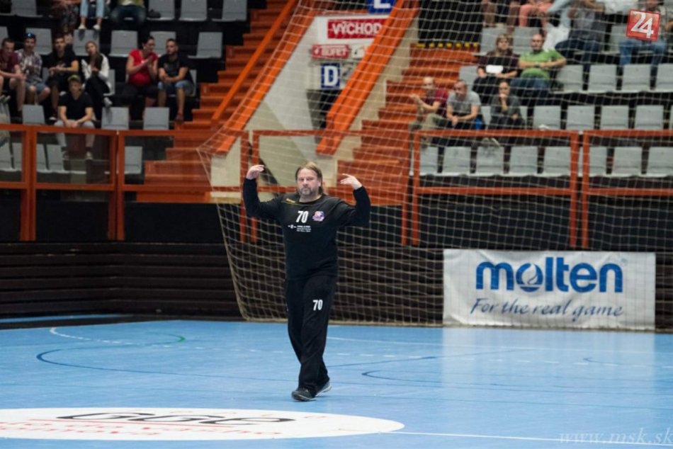 Považská Bystrica - Malacky (28:14): Radek Motlík v akcii