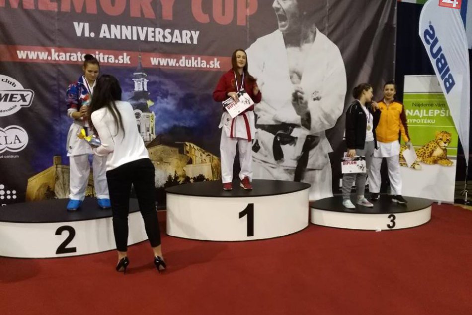 FOTO: Pretekári žilinského Karate klubu na Memoriali Rudolfa Farmadina