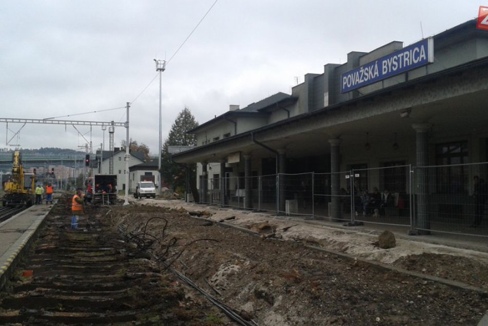 Považskobystrická stanica sa modernizuje: Pozrite, ako to na nej vyzerá