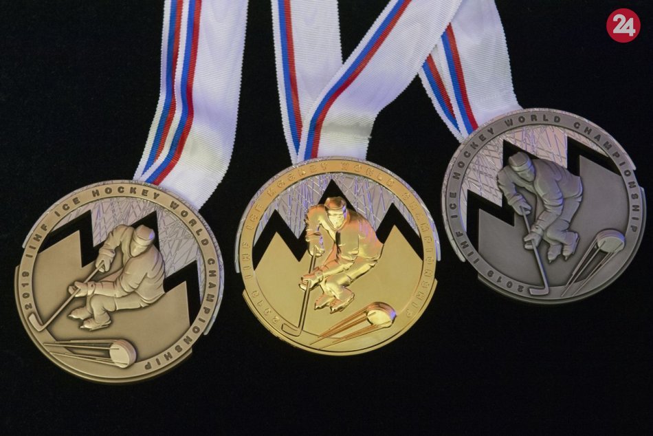 Predstavili medaily hokejového šampionátu
