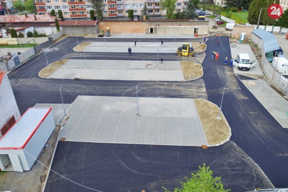 Dokončenie nového parkoviska na Ulici ČSA