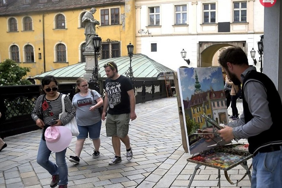 Turisti v Starom Meste