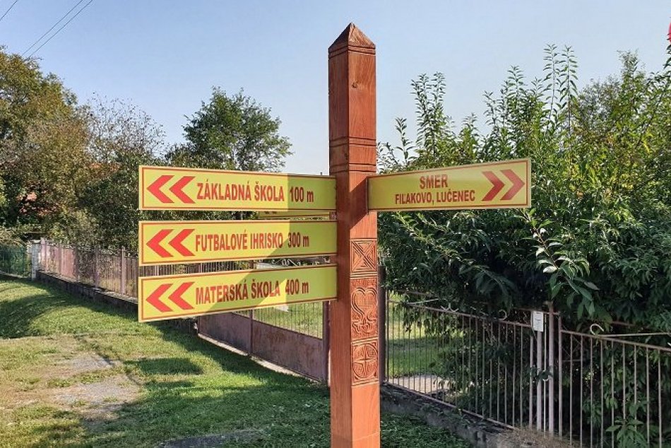 Drevený informačný systém v Buzitke