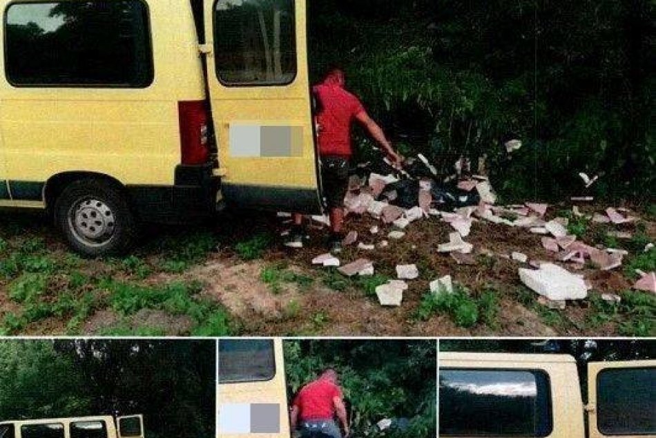 Kopy odpadu sa niekto zbavil v prírode: Zakročiť musela nitrianska polícia, FOTO