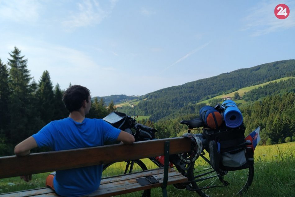 Z Prečína až do Talianska na bicykli: FOTO Romana Šaradína z dobrodružstva