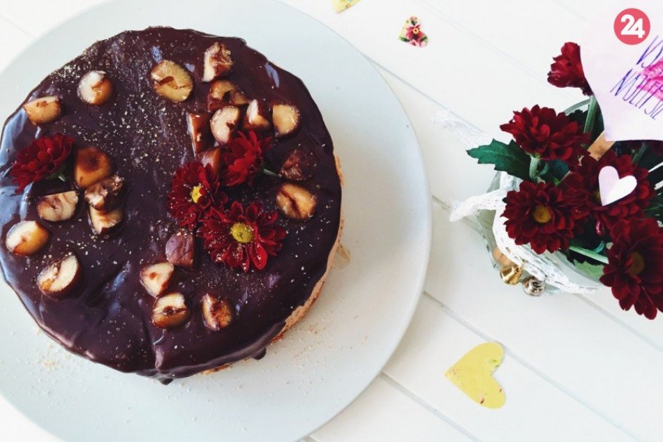 RECEPT: Cheesecake z pečených gaštanov a javorového sirupu
