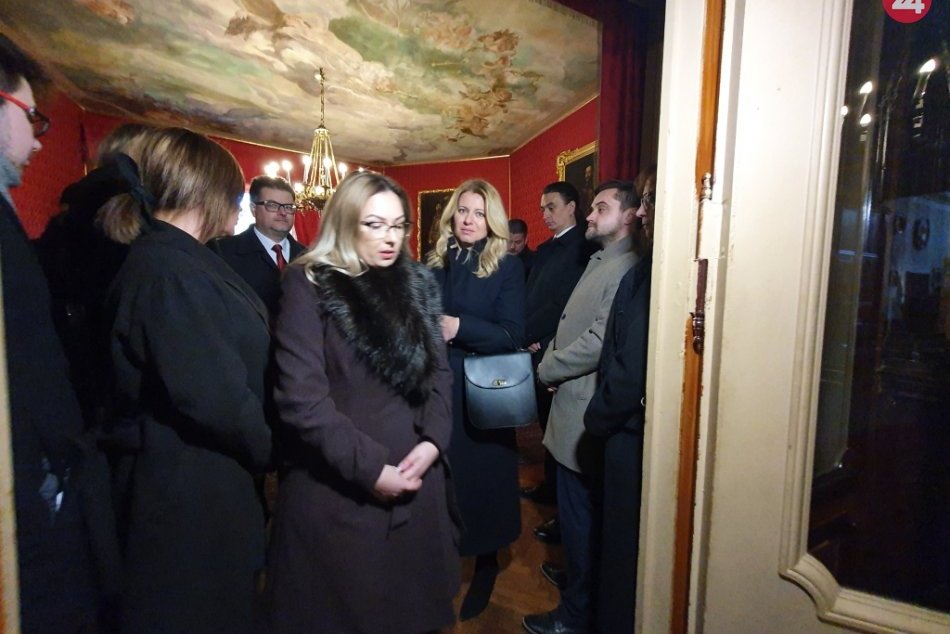 Obrazom: Prezidentka Zuzana Čaputová navštívila aj kaštieľ v Betliari