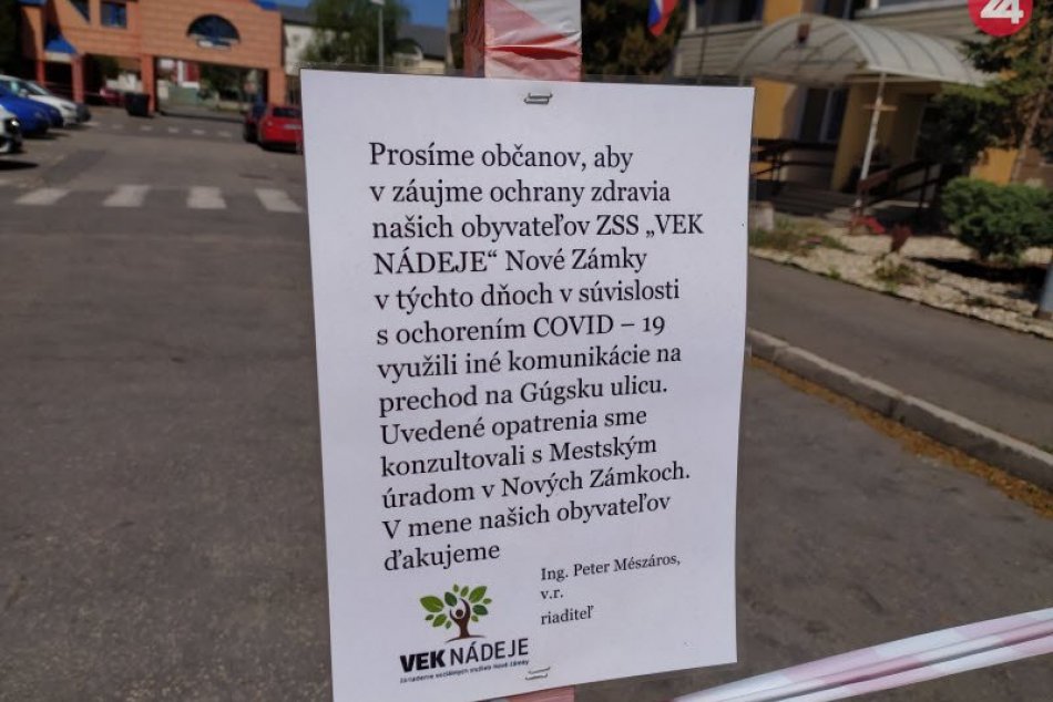 Zariadenie sociálnych služieb Vek Nádeje v Nových Zámkoch