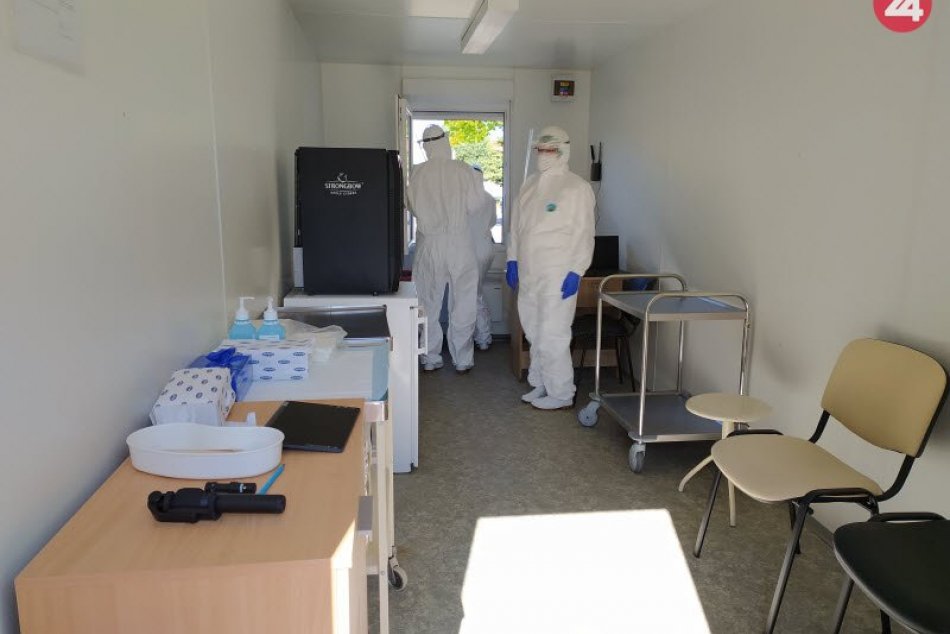 Odberné miesto na diagnostiku COVID-19 v Nových Zámkoch