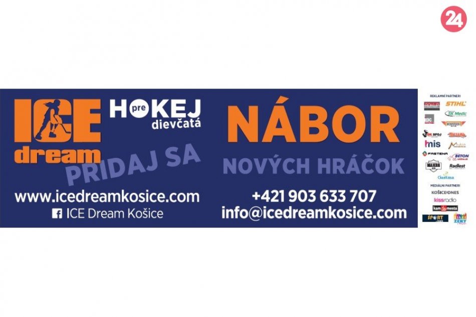 Prdajte sa ku košickým hokejistkám Ice Dream