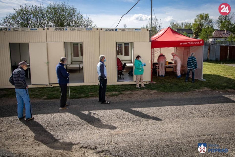 Testovanie na Covid-19 v popradských centrách sociálnych služieb