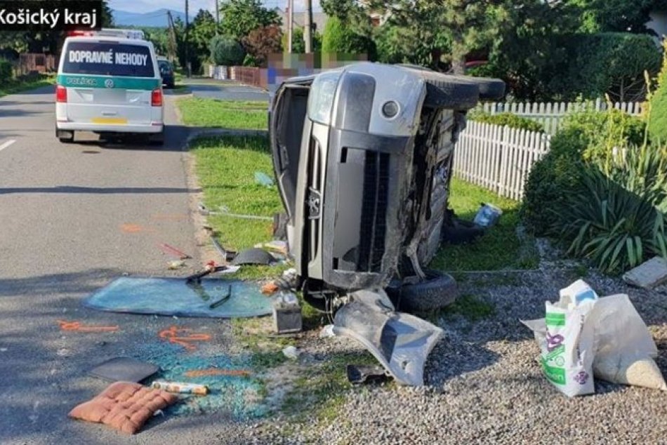 Šoférovi prišlo nevoľno: OBRAZOM z miesta nehody
