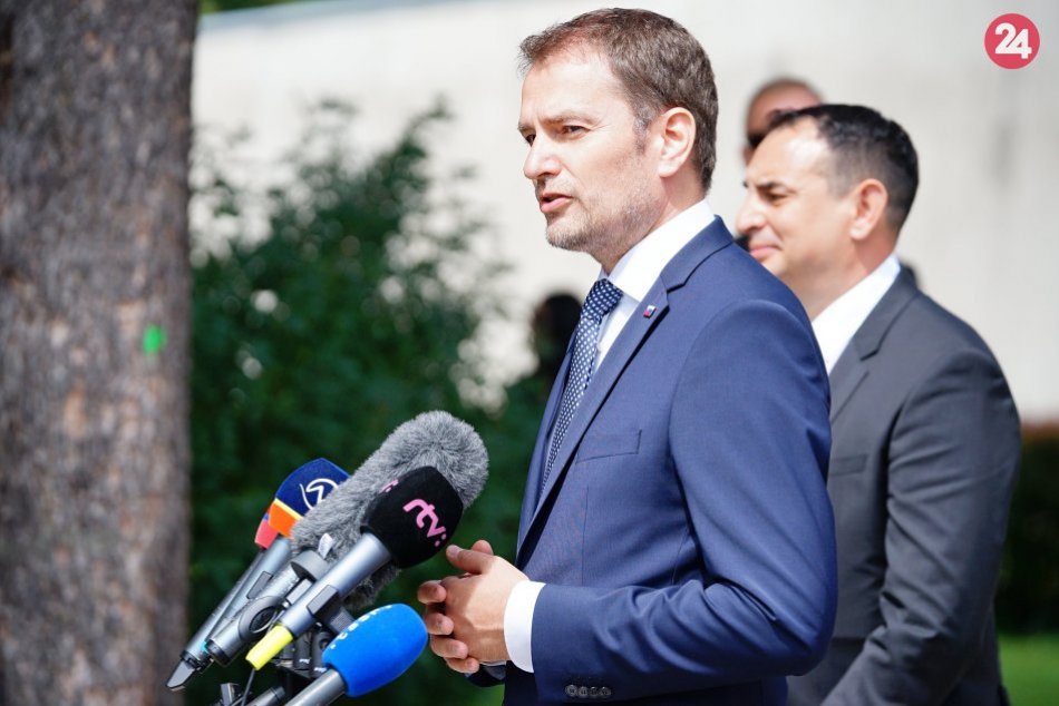 Premiér Igor Matovič počas Pamätného dňa rómskeho holokaustu v Múzeu
