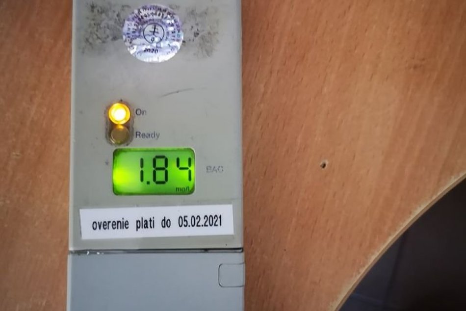 OBRAZOM: Vodič nafúkal takmer 4 promile, o treste rozhodne súd v Považskej