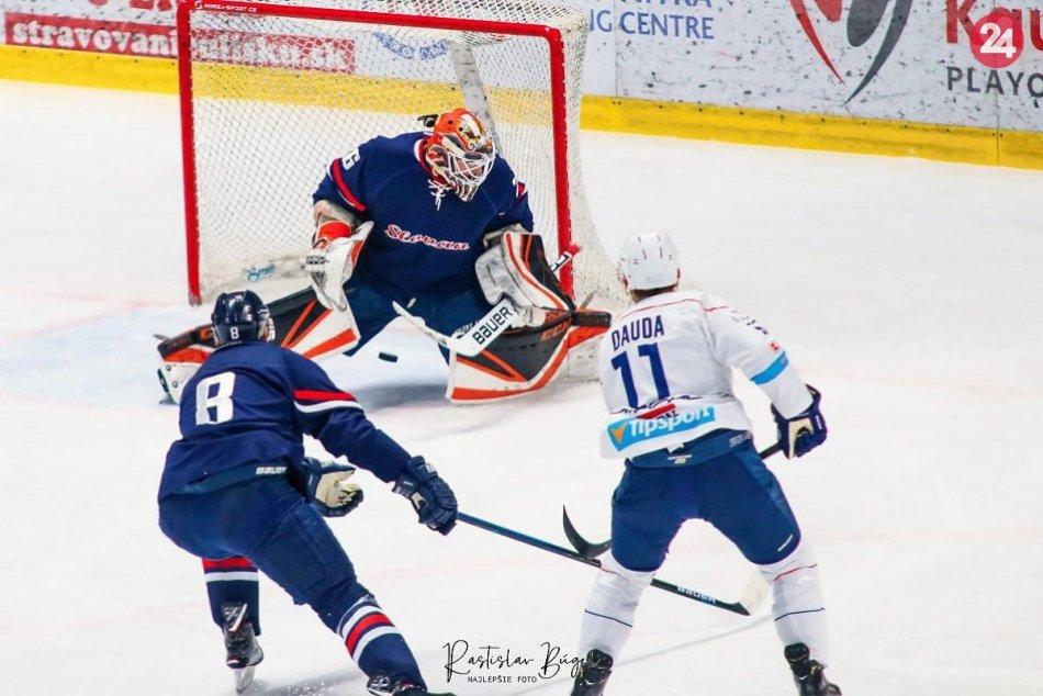 HK Nitra - HC Slovan Bratislava 5:7 (3:3, 1:1, 1:3)