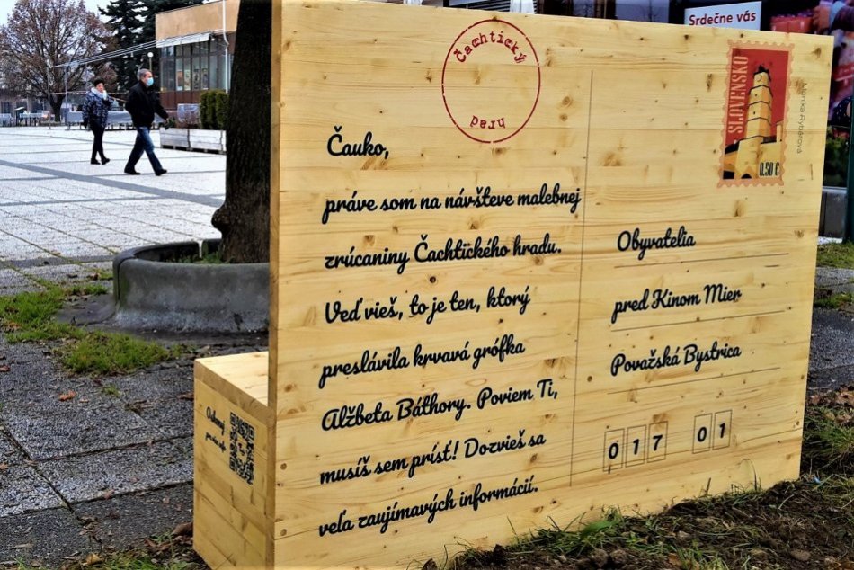 OBRAZOM: Lavičková pohľadnica v Považskej Bystrici