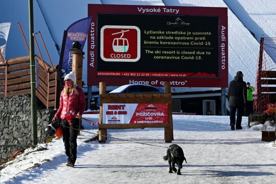 Smutné zábery zjazdovky v Tatranskej Lomnici