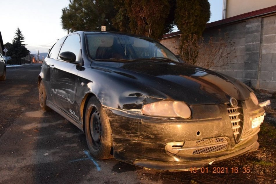 V OBRAZOCH: Vodič chcel ujsť policajnej hliadke, takto to dopadlo