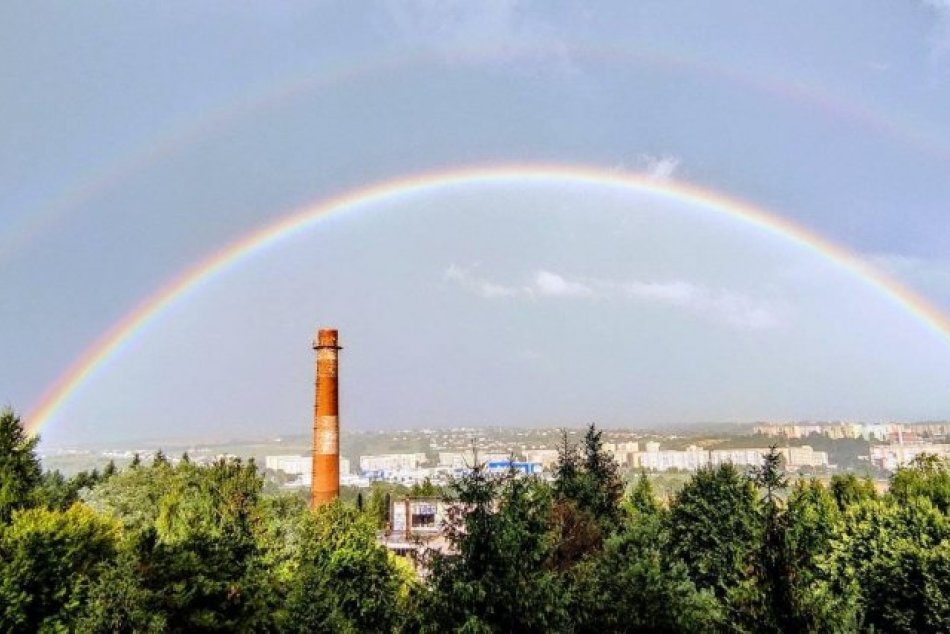 Objektívom: Dvojitá dúha nad Prešovom a okolí