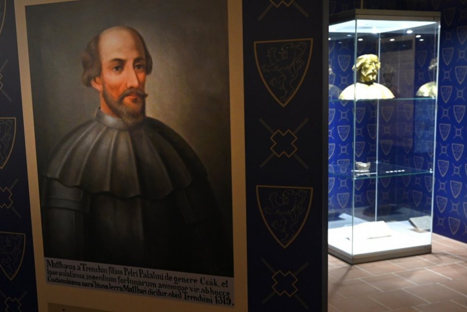 FOTO: Najväčším skvostom expozície na Trenčianskom hrade je herma Matúša Čáka