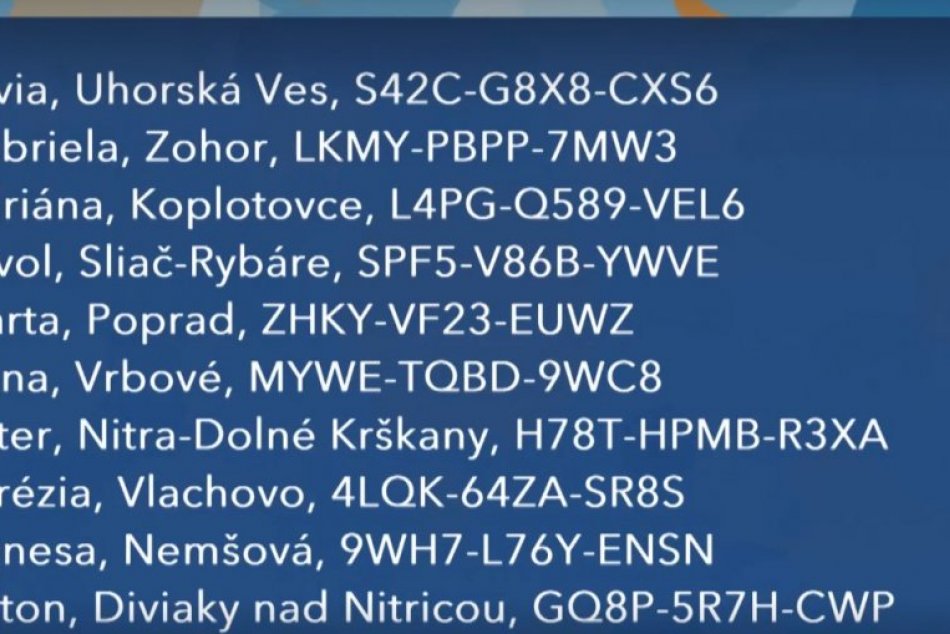 Očkovacia lotéria spoznala výhercov aj vo štvrtok 9.9.