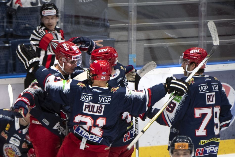 V OBRAZOCH: Zápas 14. kola v hokeji HC Slovan Bratislava - HKM Zvolen