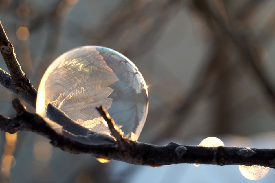 V OBRAZOCH: Lucia vytvára vďaka mrazu úchvatné bubliny