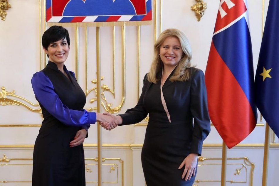 Prezidentka Zuzana Čaputová s Markétou Pekarovou Adamovou