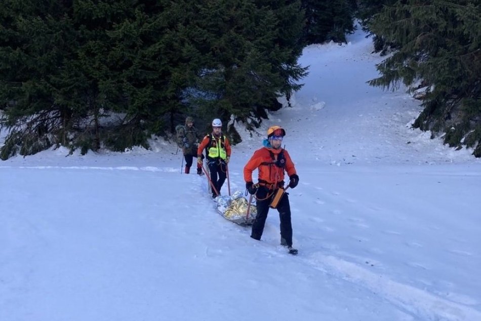 FOTO: Po páde pod Malým Rozsutcom zahynul 43-ročný poľský turista