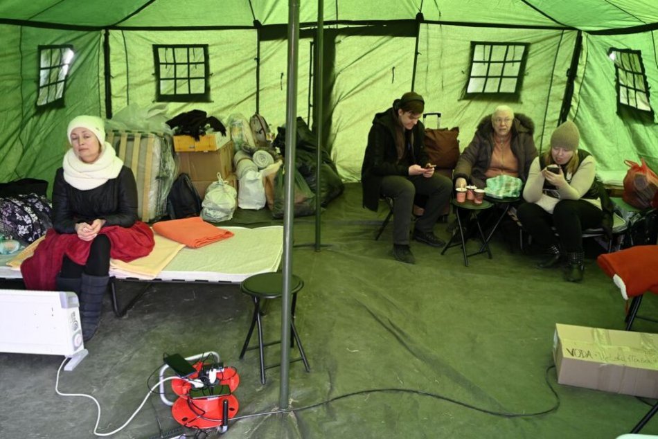 Stanový tábor vo Vyšnom Nemeckom je prvým útočiskom utečencov