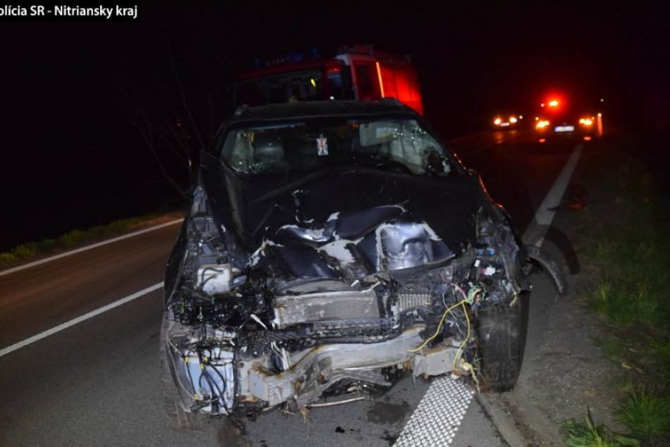 Vodič nafúkal po nehode v katastri obce Trnovec nad Váhom