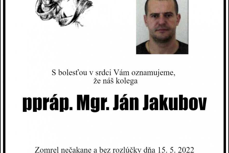 Objektívom: Polícia na východe sa lúči s kolegom Jánom