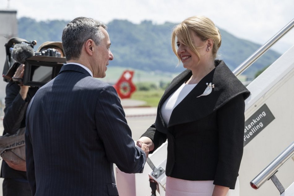 Slovenská prezidentka Zuzana Čaputová na návšteve Švajčiarska