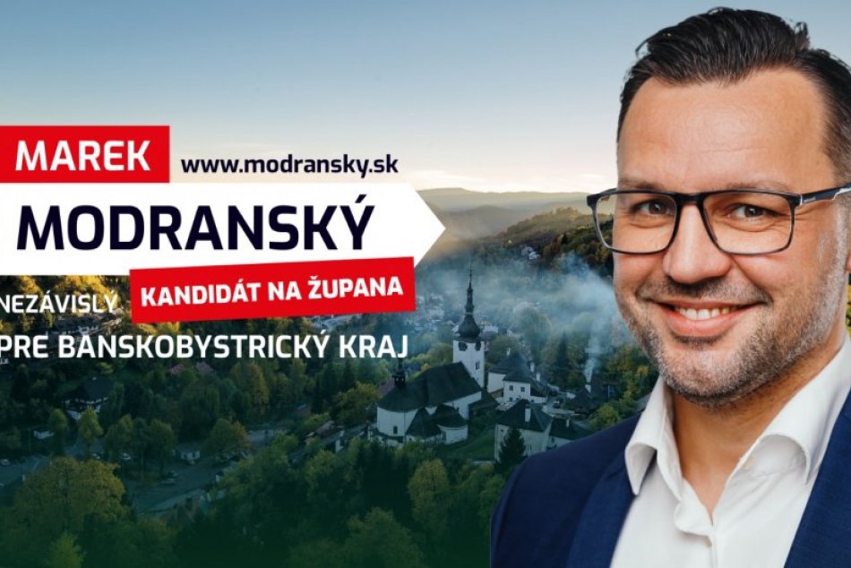 Kandidát na župana BBSK Marek Modranský