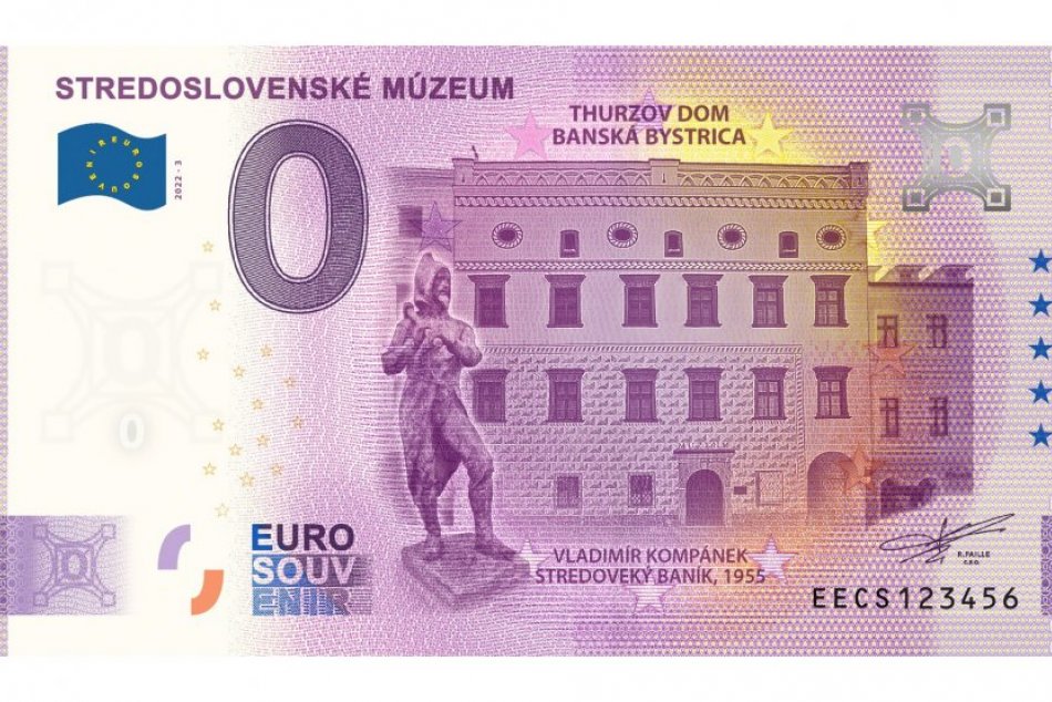 0 Euro Souvenírová bankovka Thurzov dom