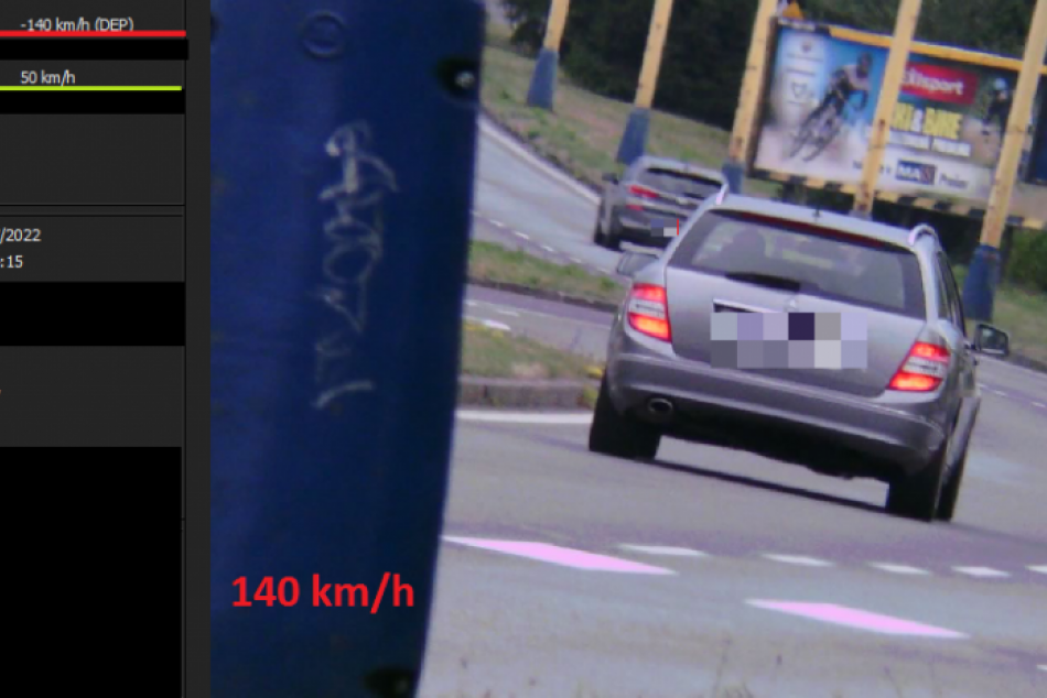 Vodič Prešovom uháňal 140 km/h