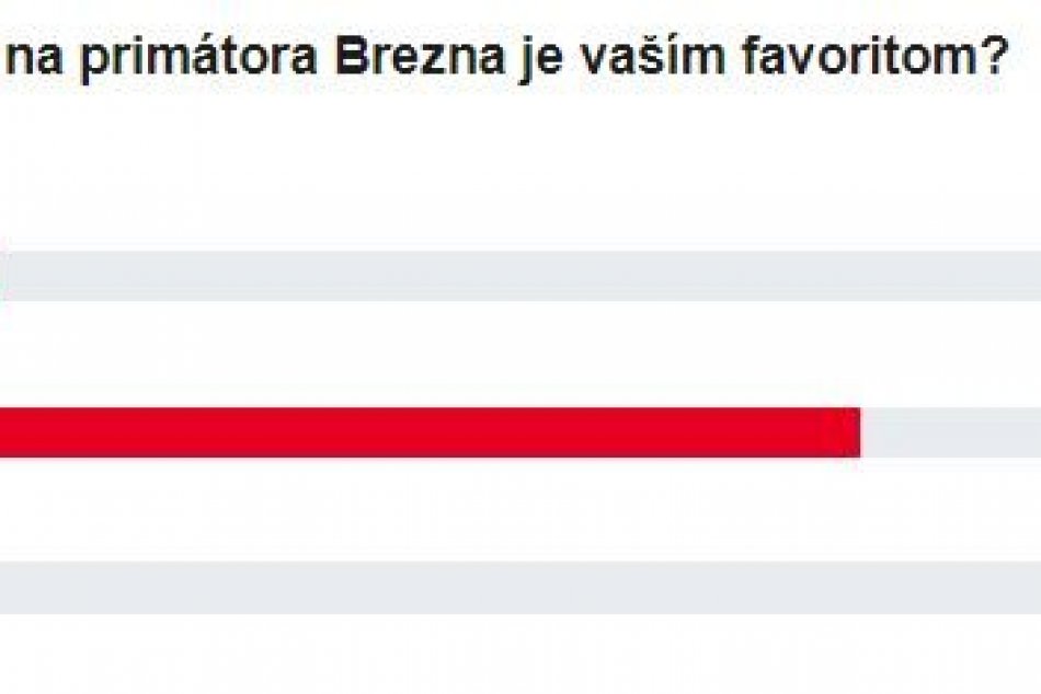 Výsledky prieskumu o kandidátoch na primátora Brezna